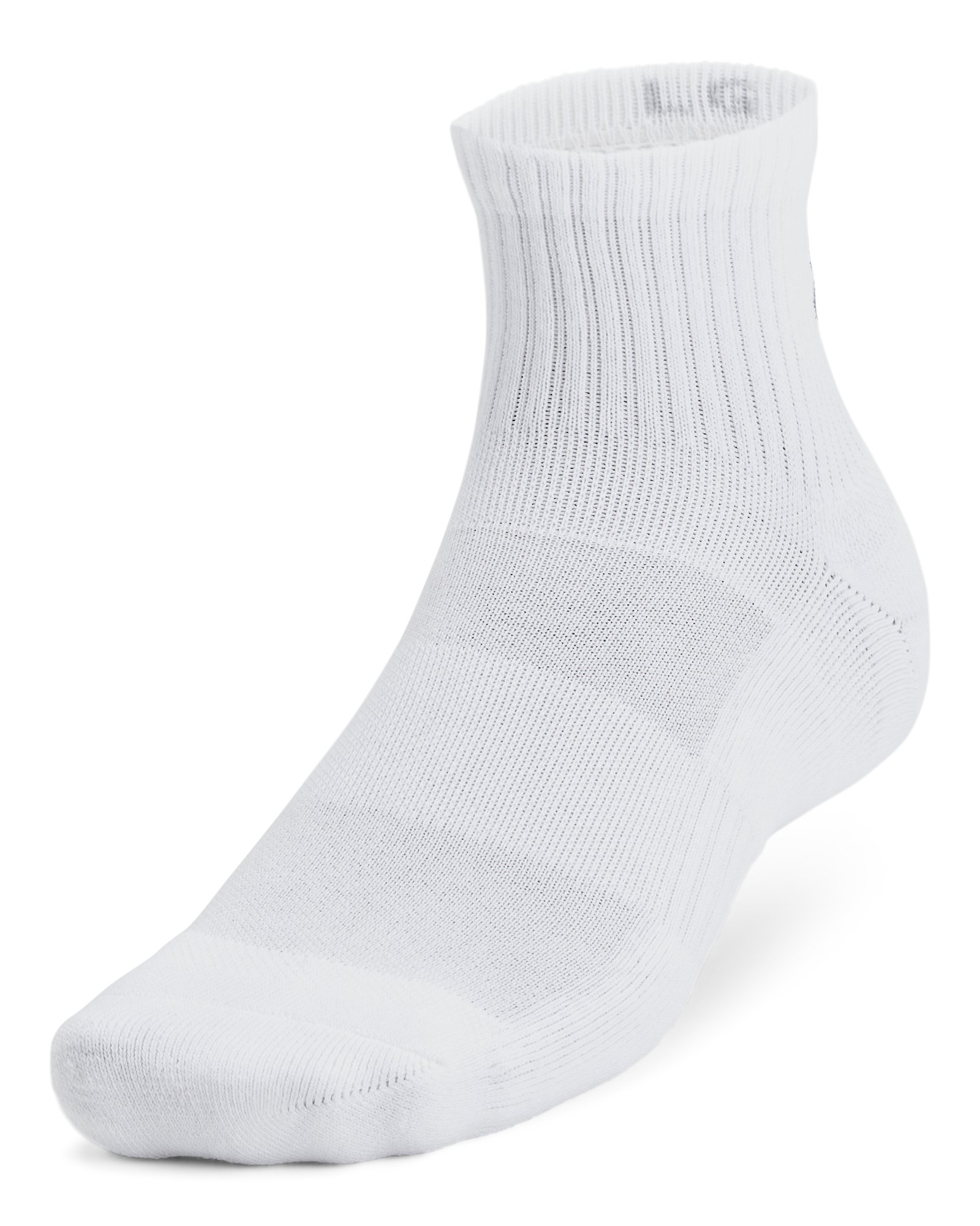 UA Training Cotton Unisex 3-Pack Quarter Socks 4