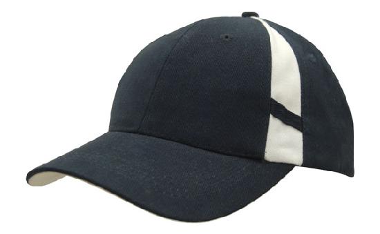 Brushed Heavy Cotton with Crown Inserts & Contrasting Peak Under & Strap 5