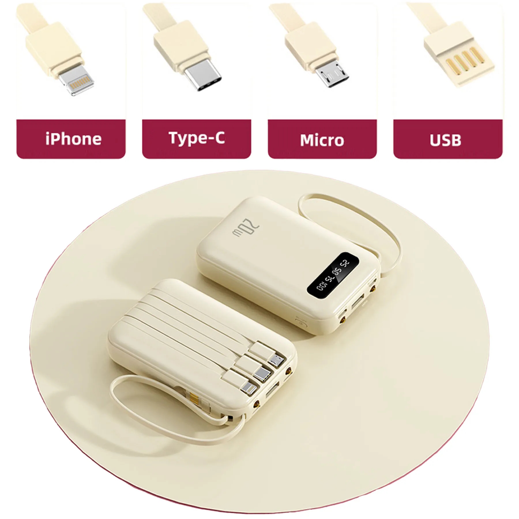 10000mAh Mobile Power Supply 5