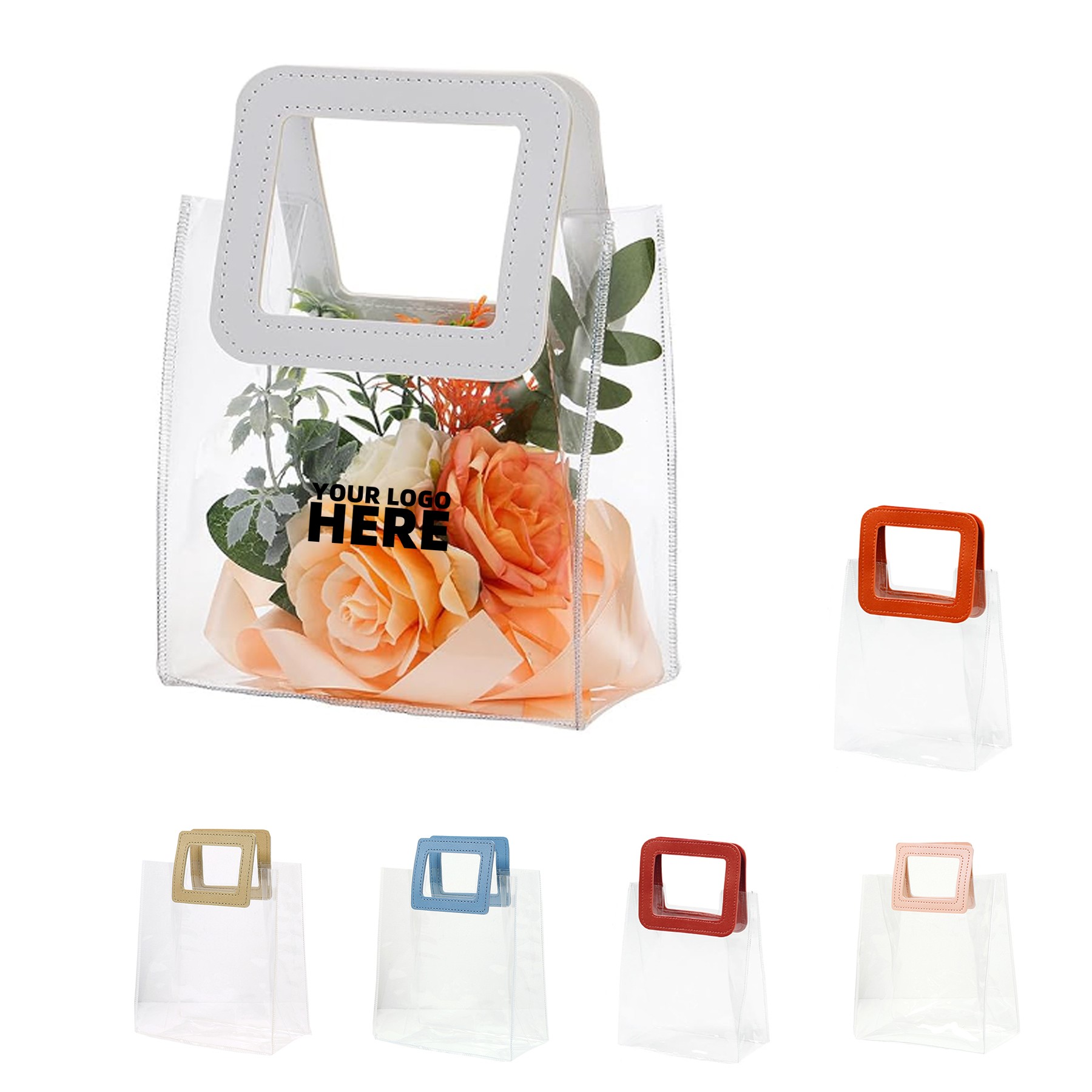 Transparent Square Gift Tote Bag
