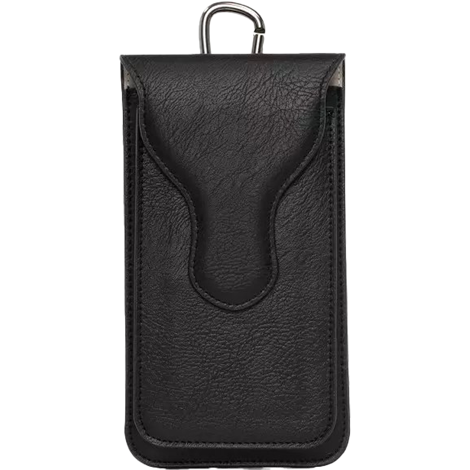 PU Leather Double Layer Texture Phone Bag w/ Carabine 10