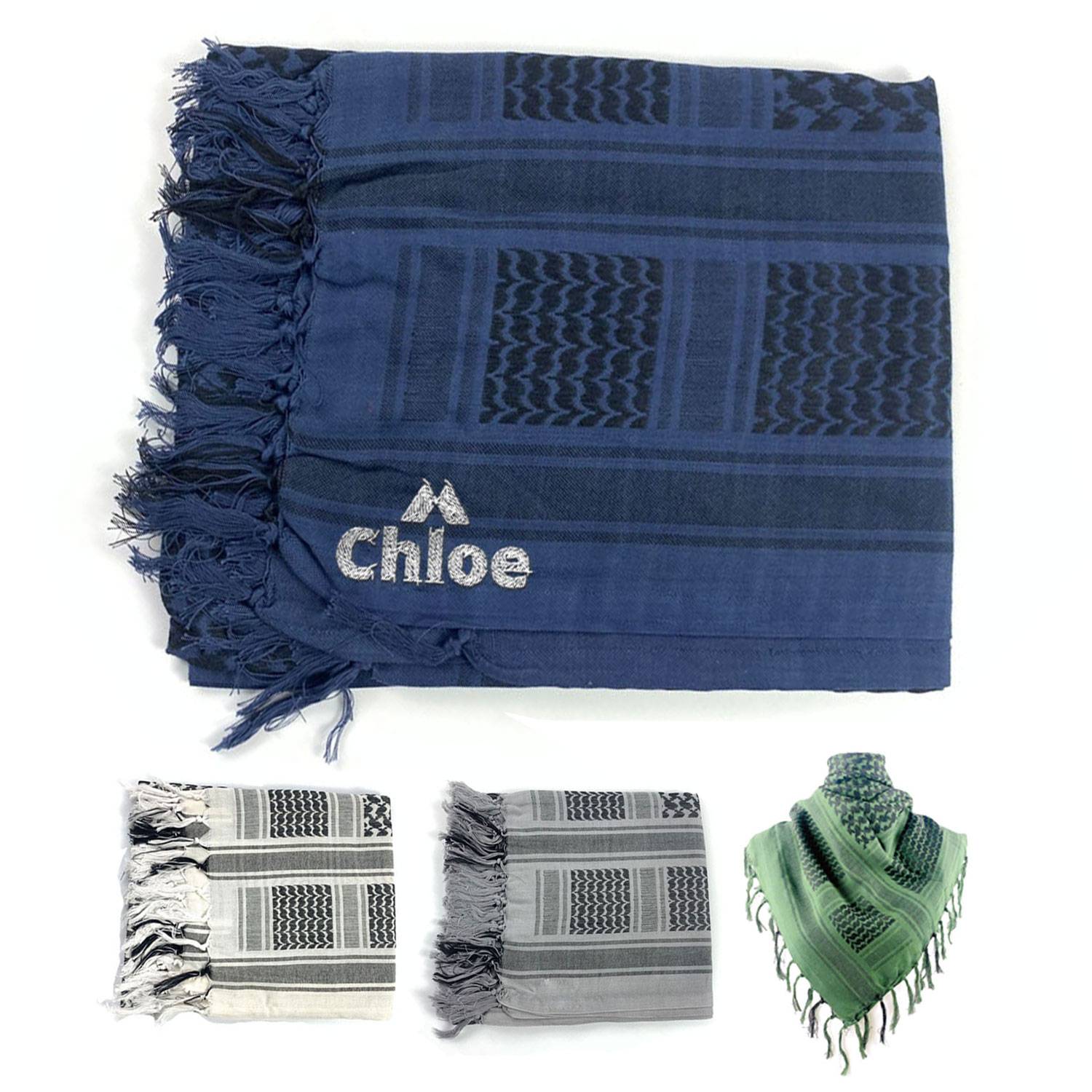 Camouflage Tactical Jacquard Shemagh Scarf 9