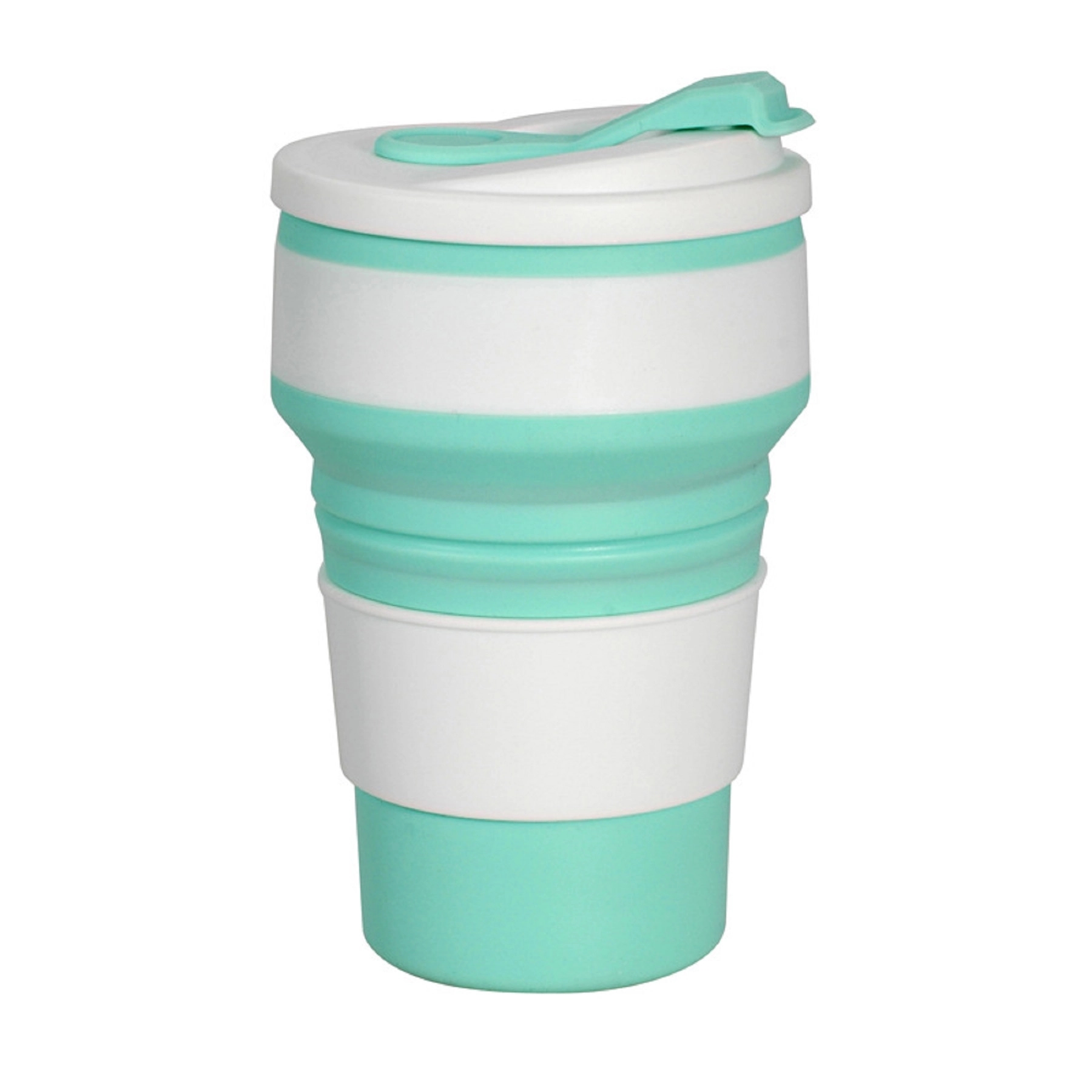 12 OZ Silicone Collapsible Reusable Telescopic Coffee Cup 10