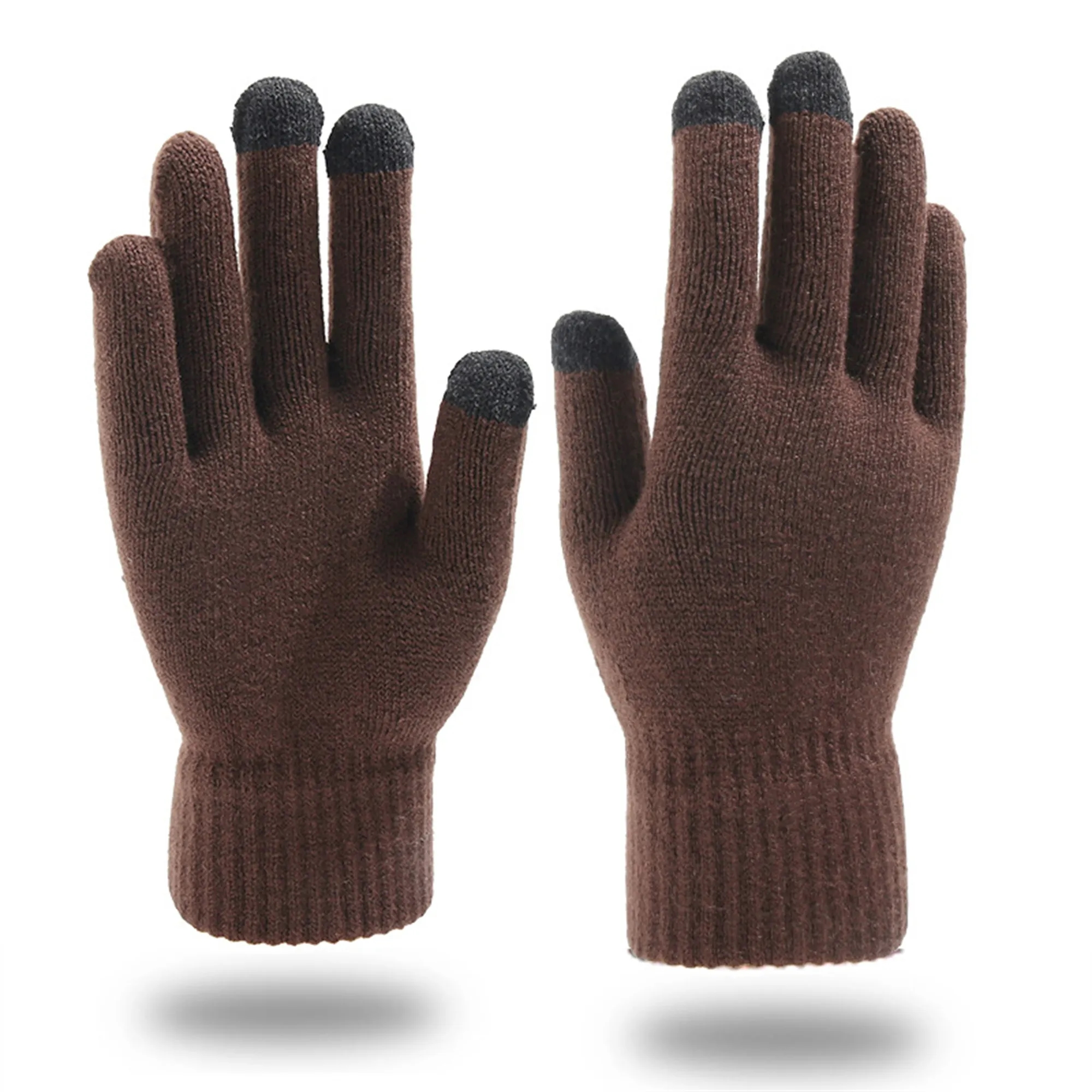 Full Color Winter Touchscreen Knitted Gloves 7