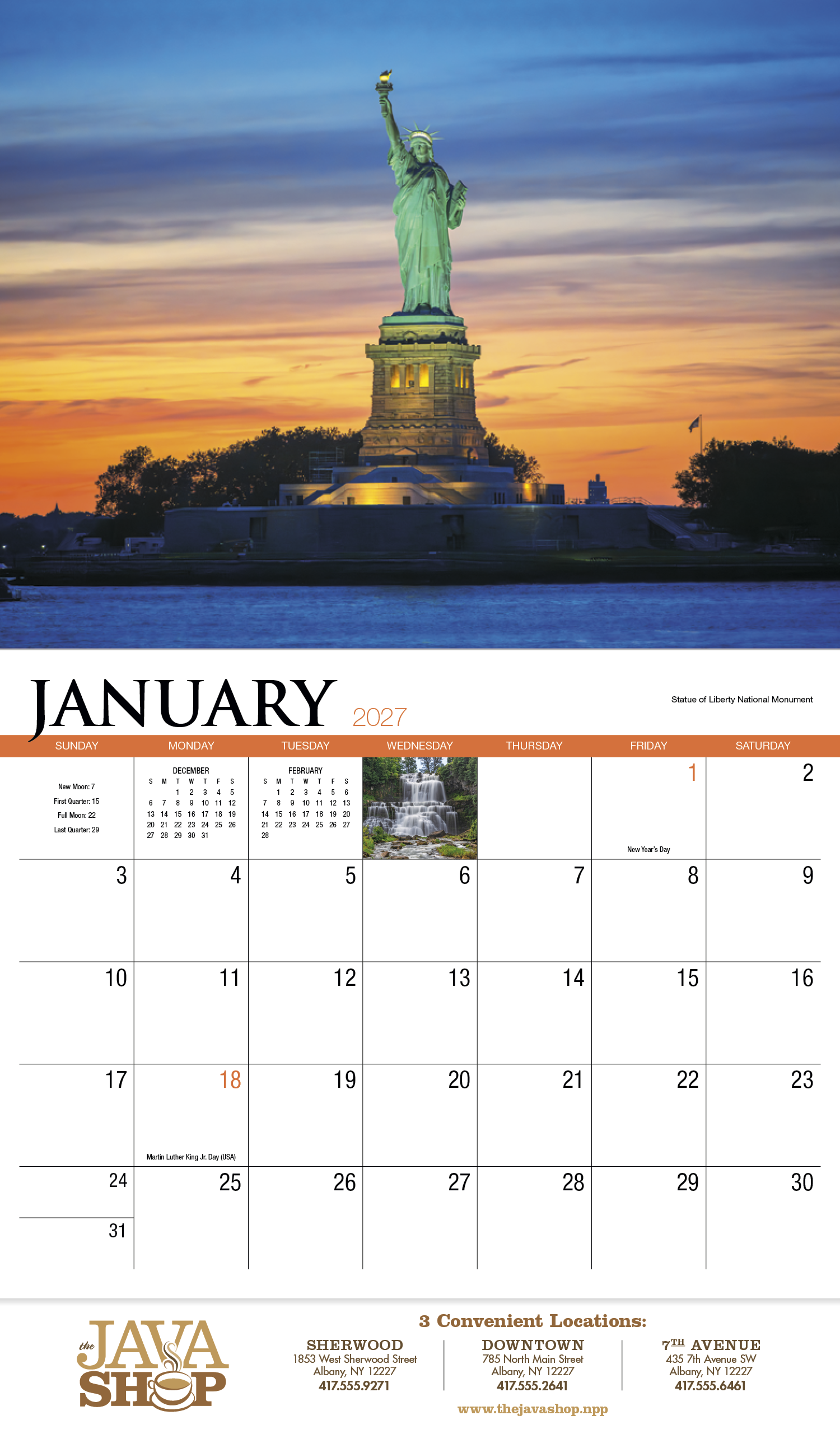 HotLine® Products New York Appointment Calendar - Stapled 51