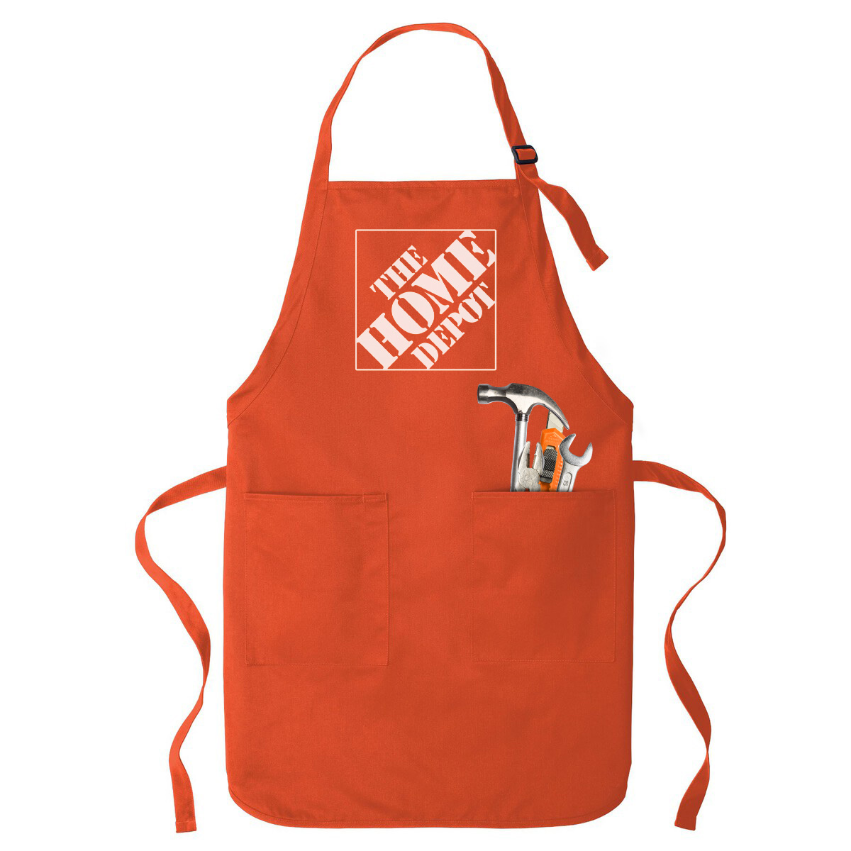 PeekPocket Port Authority® Full-Length Two-Pocket Bib Apron