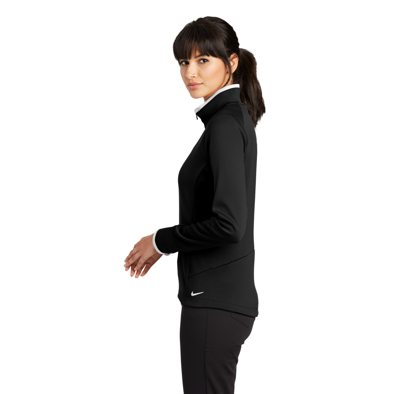 Nike Dry Element 1/2-Zip Cover-Up w/ Screen Print 5.5 oz. 8