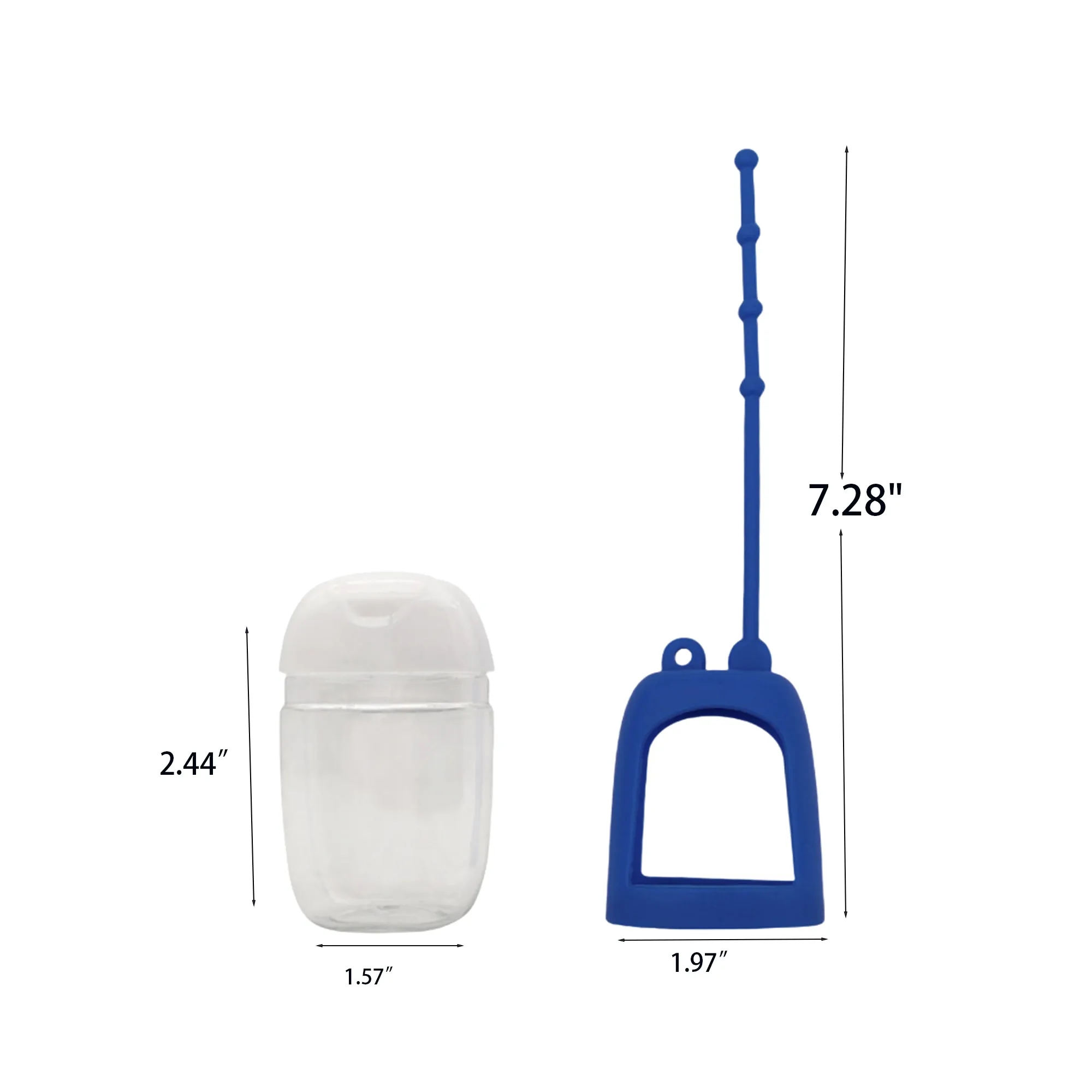 Hand Sanitizer Bottle Keychain Holder 3