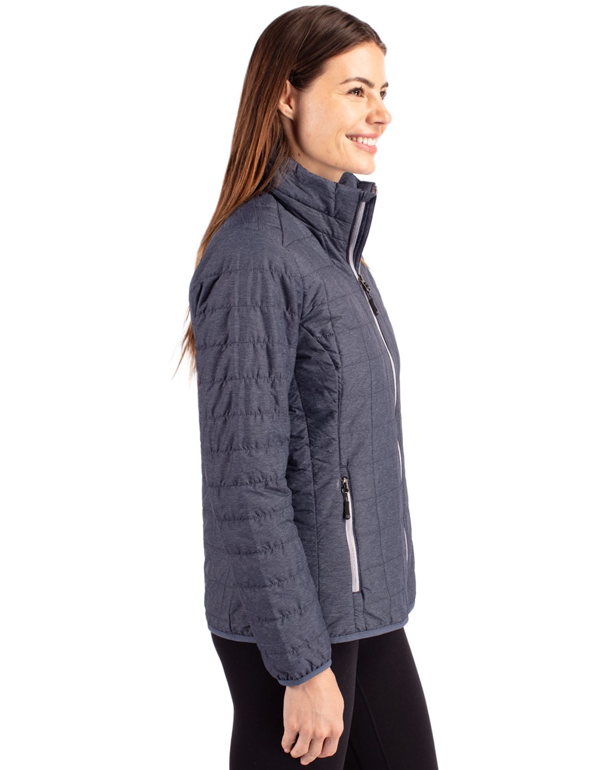 Rainier PrimaLoft Womens Eco Insulated Full Zip Puffer Jacket