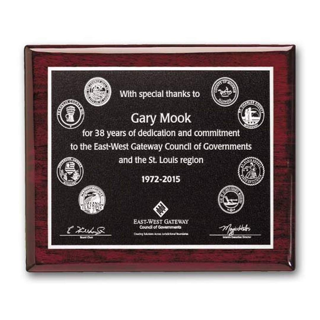 Photocast Plaque - Rosewood 3