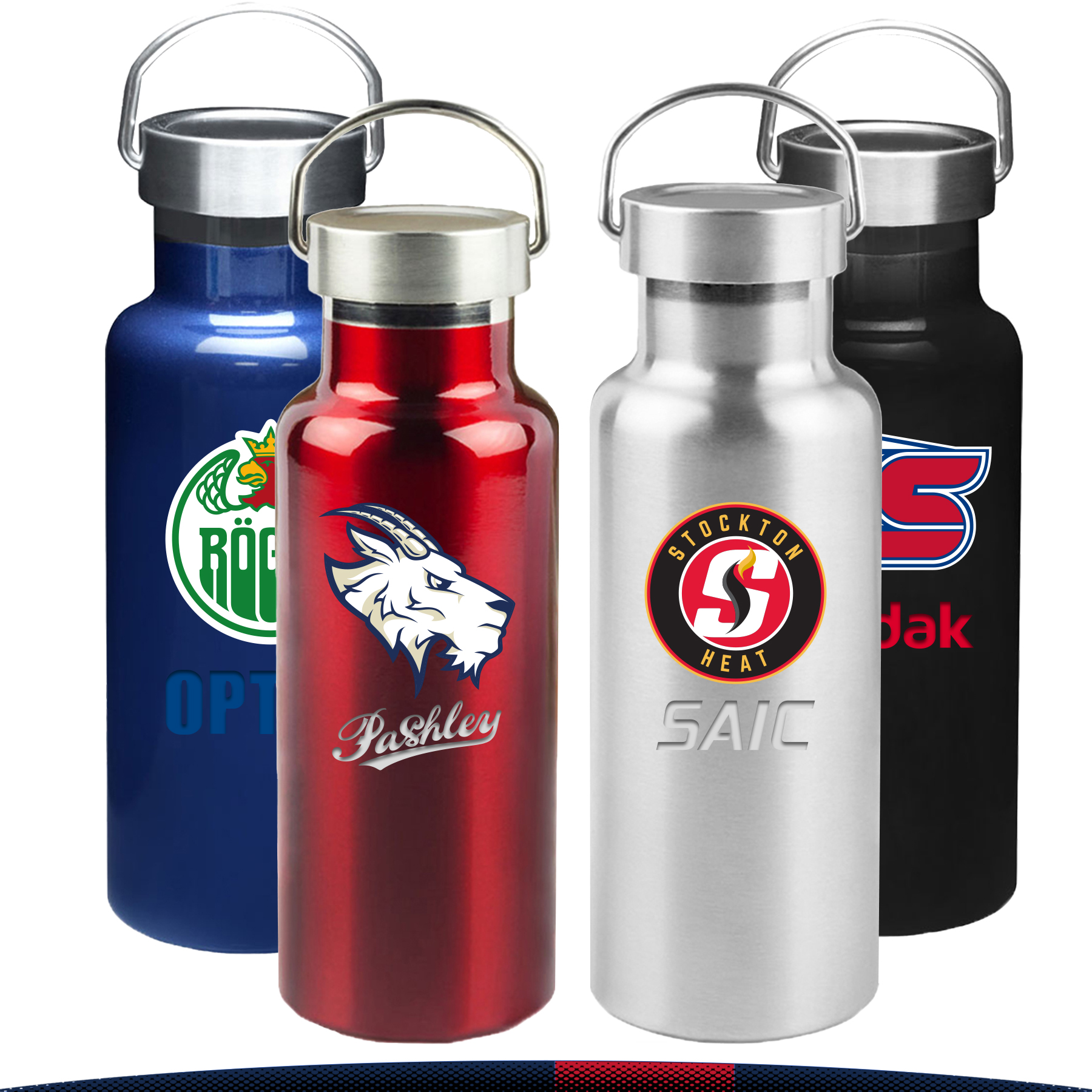 Fulnis Stainless Steel Water Bottle - 17 OZ., custom water bottle with logo imprint 4