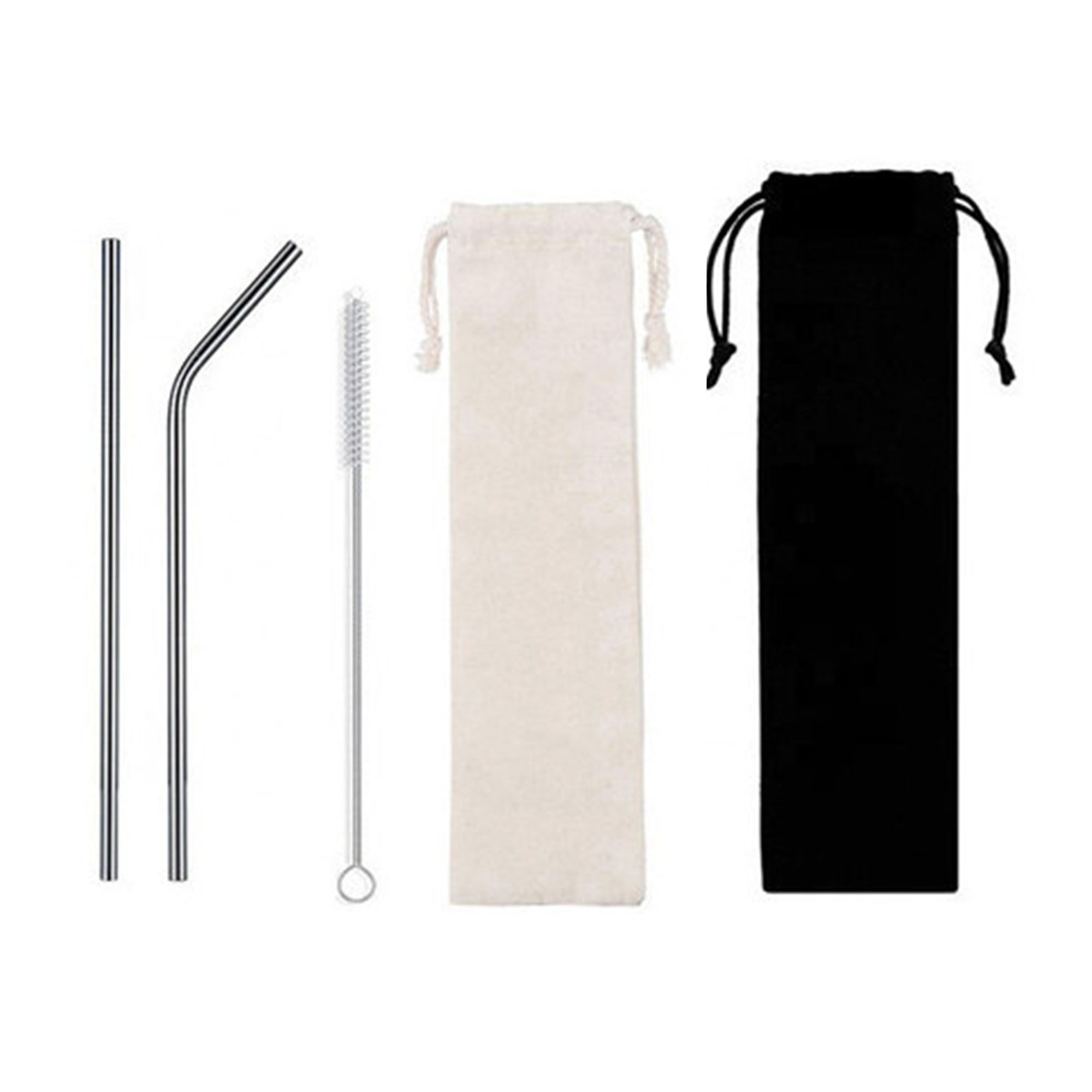 3 In 1 Reusable Stainless Steel Straw Set 11