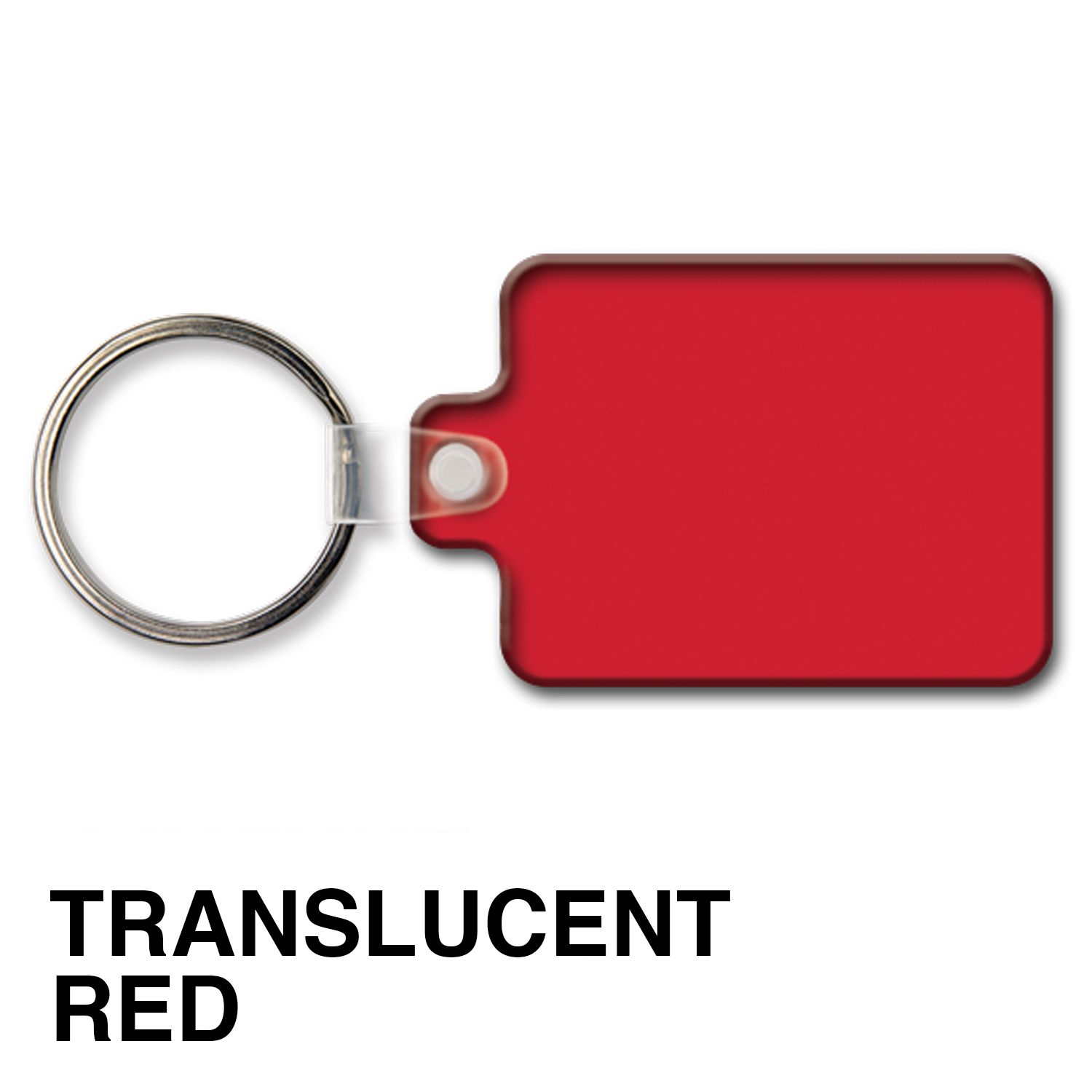 Medium Rectangle Key Tag w/Round Corners & Tab 17