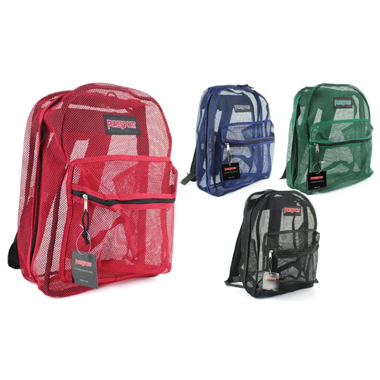 17" Mesh Backpacks - 4 Colors 2
