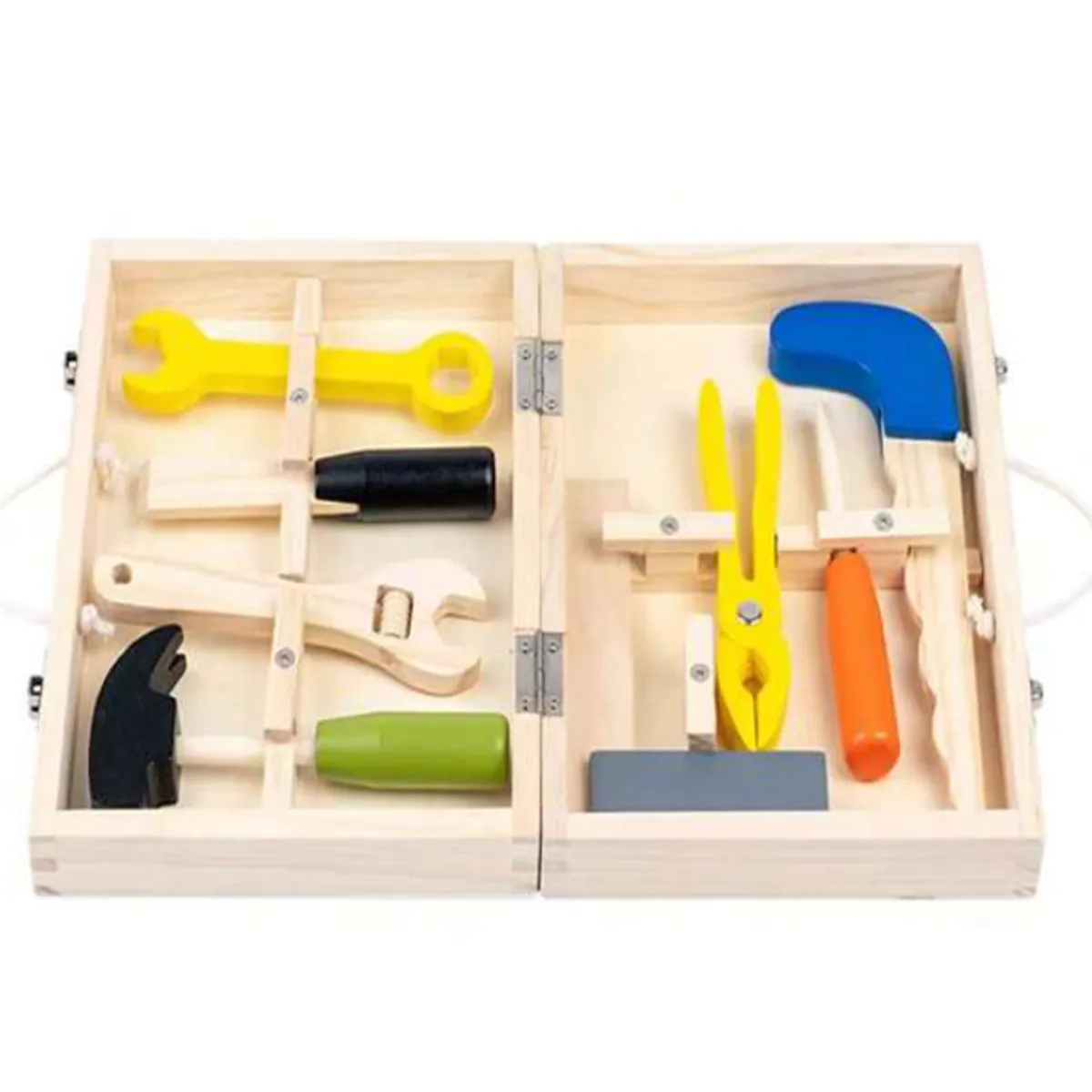 Funny Educational Wooden Maintenance Combination Tool Kit 6
