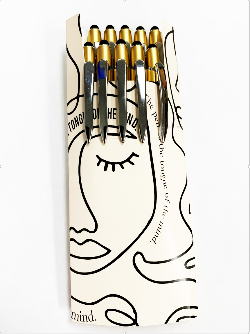 10-piece Glacio Pen Set And Custom Sleeve 12