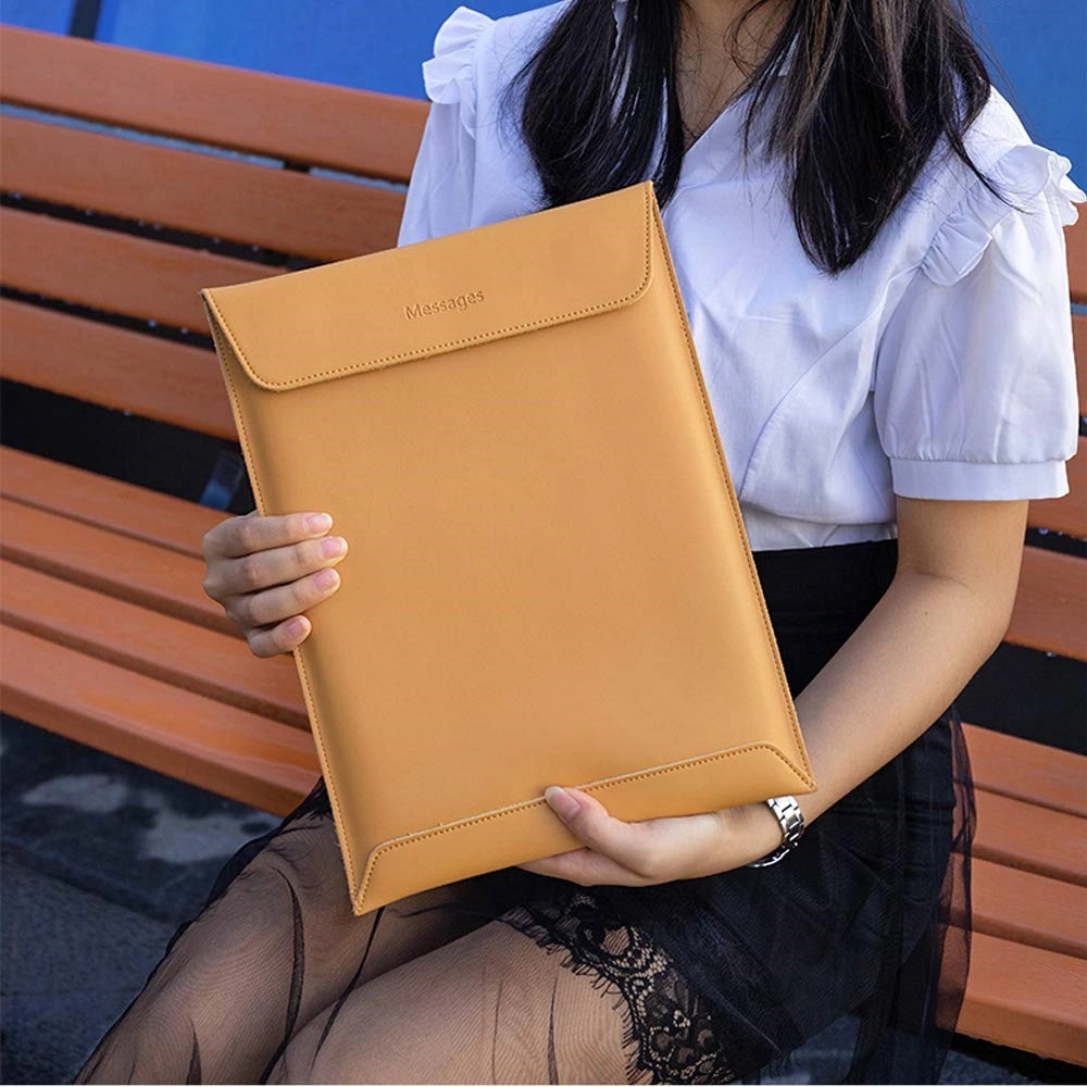 11/12/13/15 Inch Leather Laptop Sleeve Bag 12