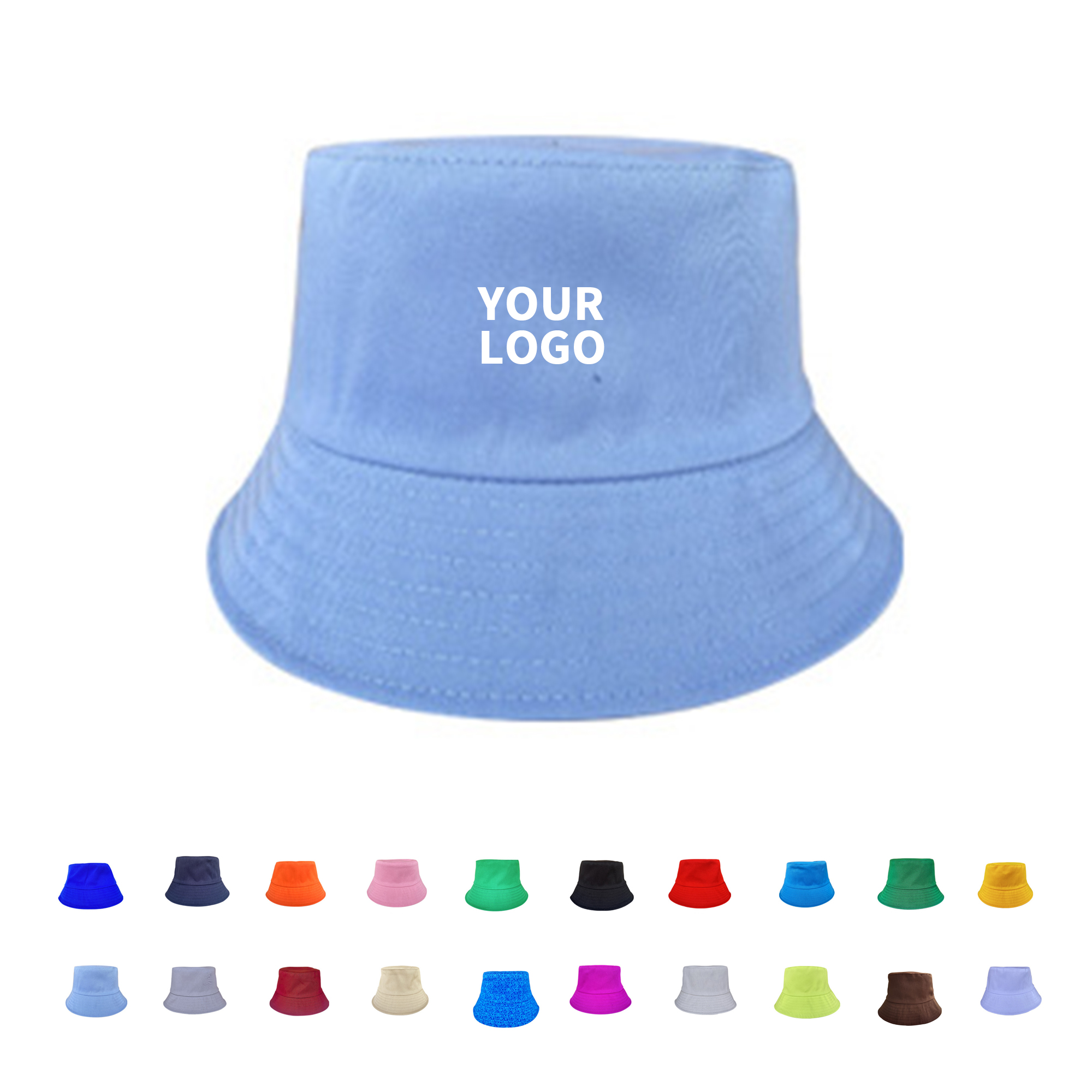 Cotton Bucket Sun Hat One Size 23