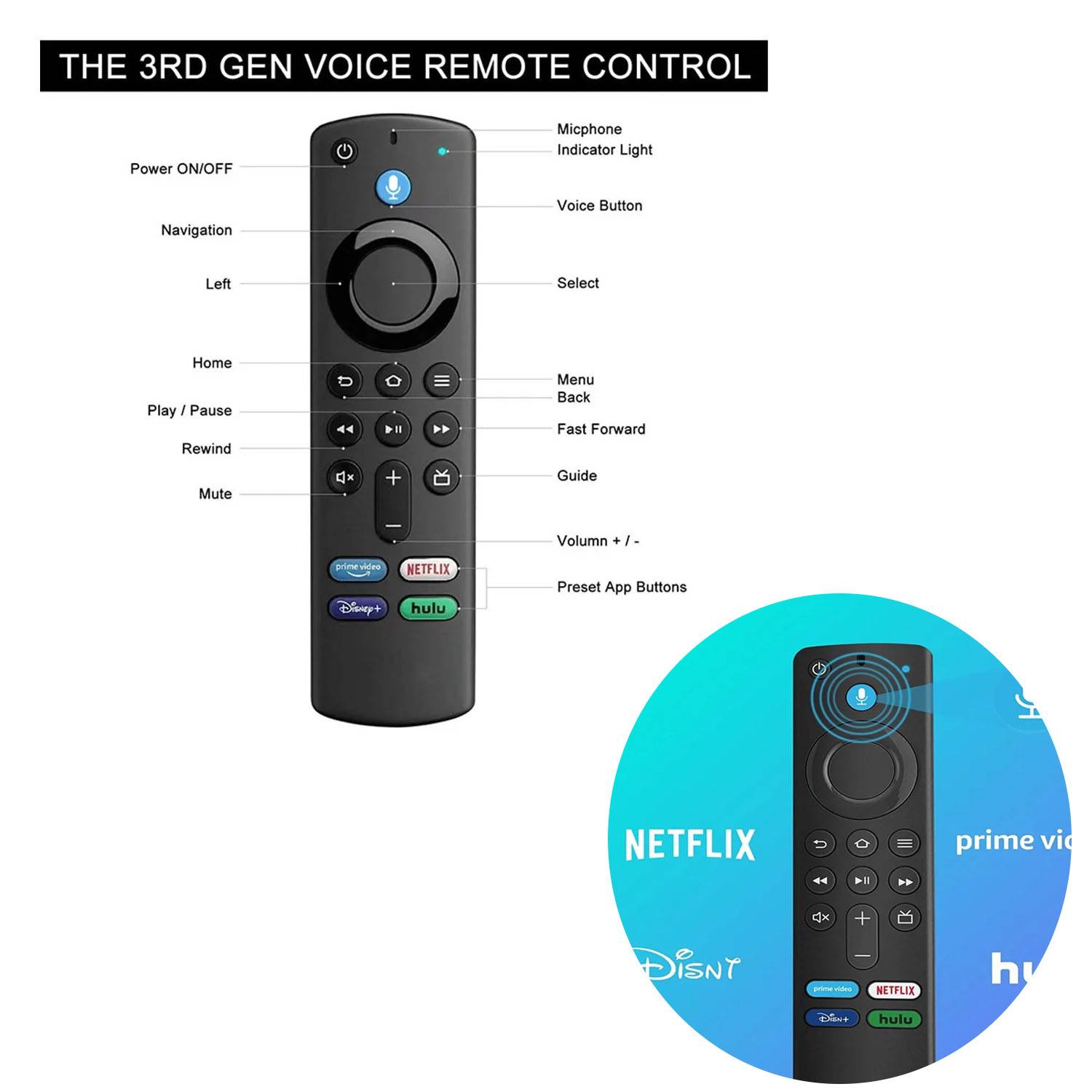 Alexa Voice Remote w/ TV controls 3