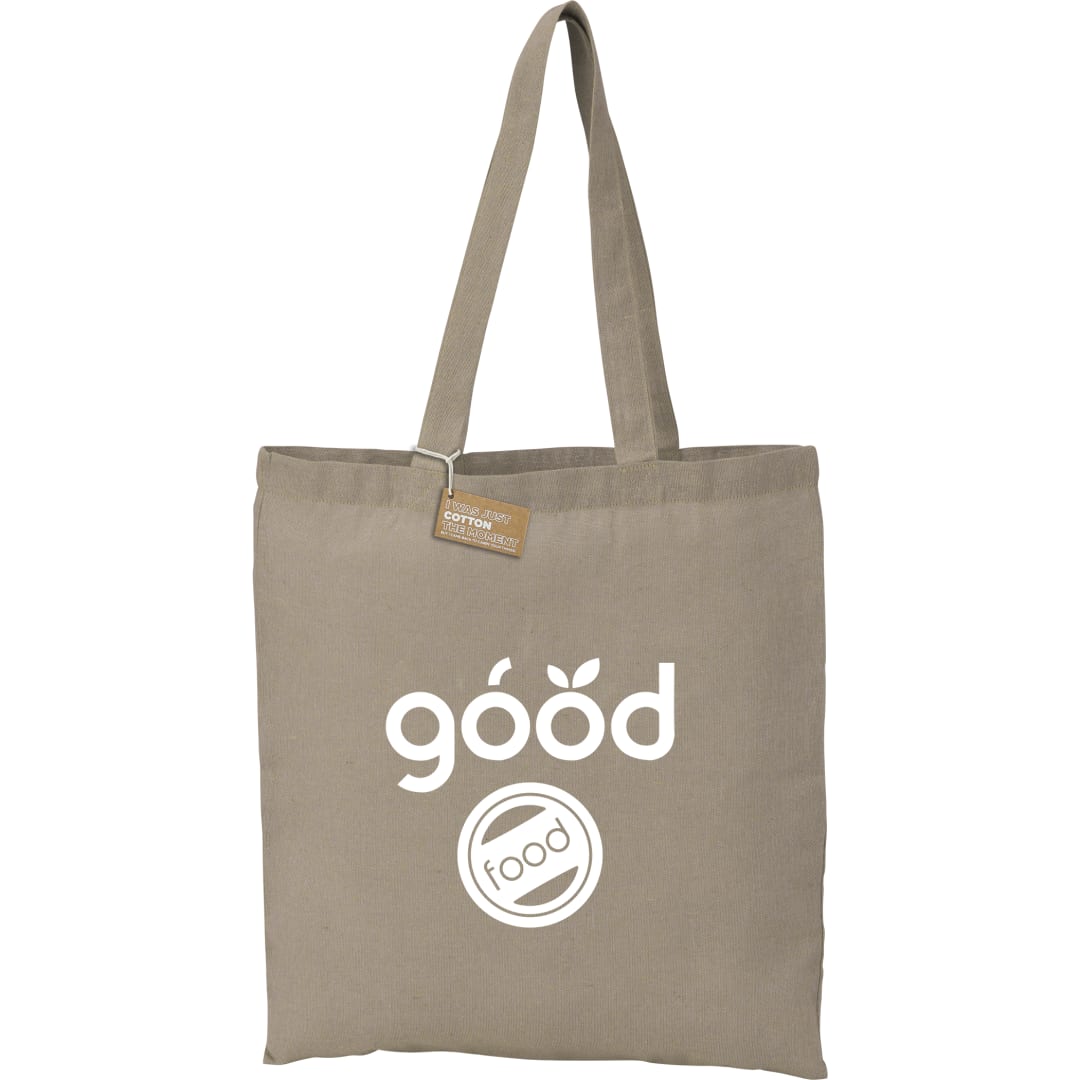 Recycled 5oz Cotton Twill Tote, custom tote bag with logo imprint 117