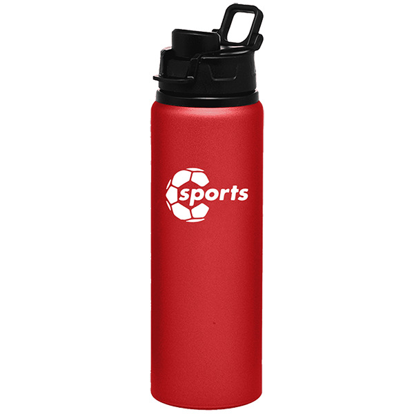 Aluminum Water Bottle - Snap Lid, 25 oz., custom water bottle with logo imprint 5