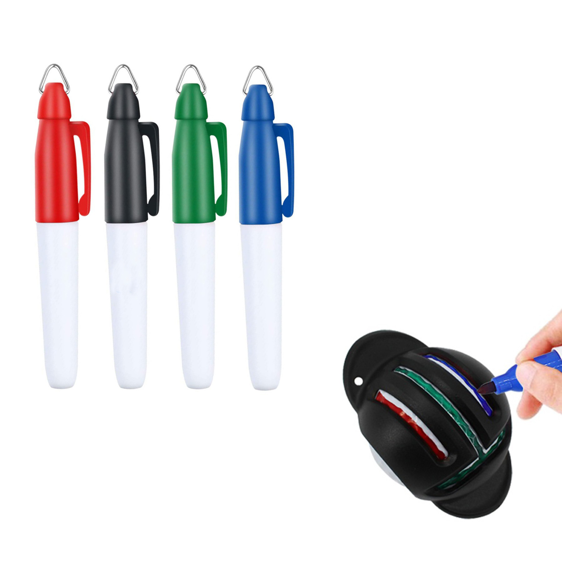 Golf Ball Alignment Tool with Marker Pen 9