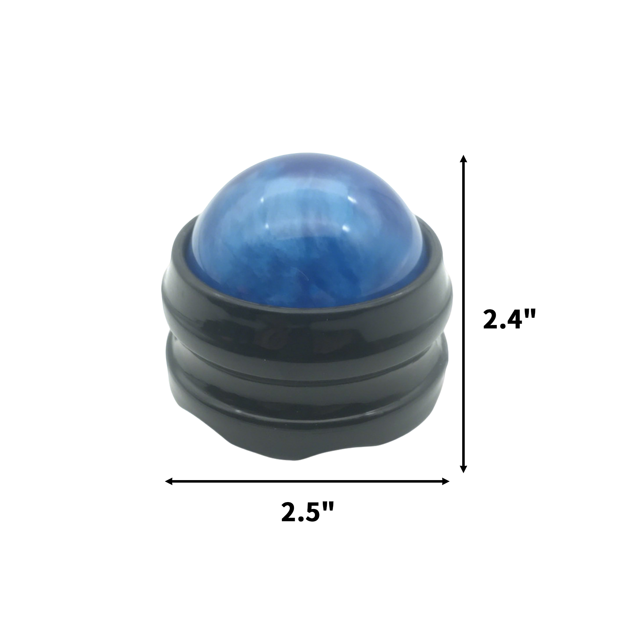 Handheld Resin Massage Ball With Rolling Base 5