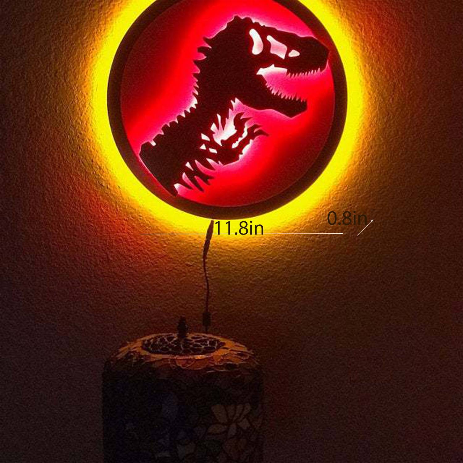 Dinosaur Lighted Wall Sconce 6