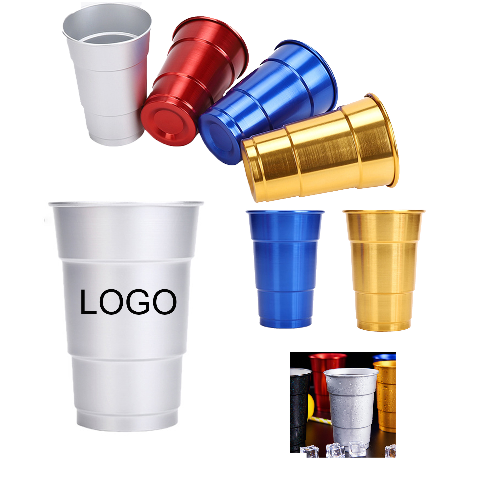 17oz Custom Aluminum Cup 2