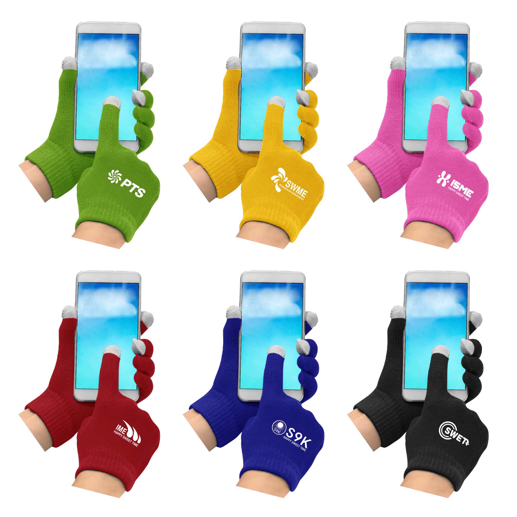 Touch Screen Knit Gloves 2