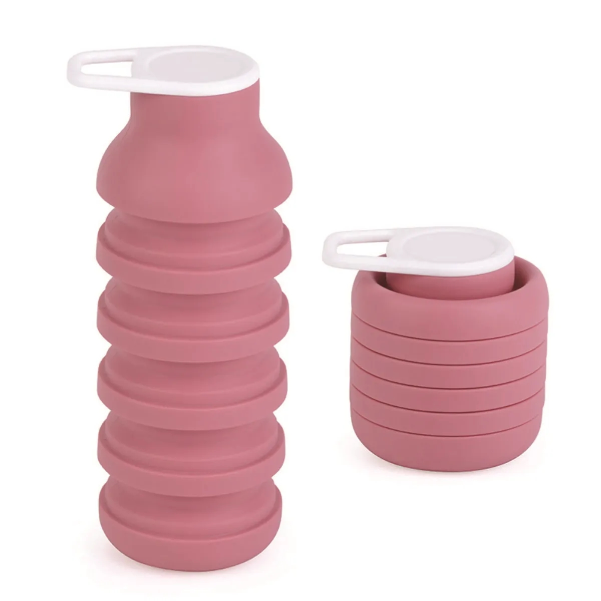 Foldable Silicone Reusable Portable Lightweight Water Bottle 7