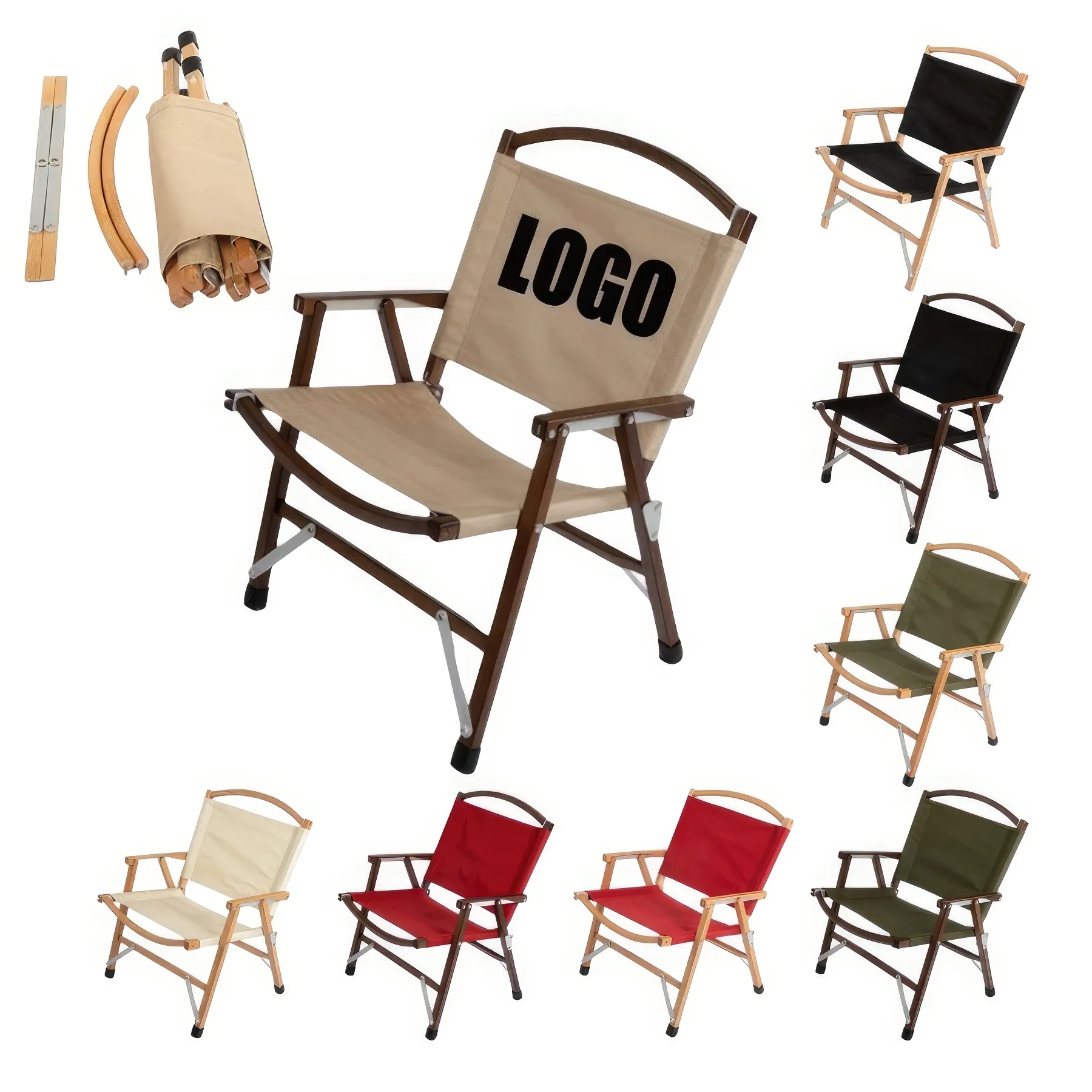 Foldable Outdoor Camping Beach Fishing & Director Chair 1