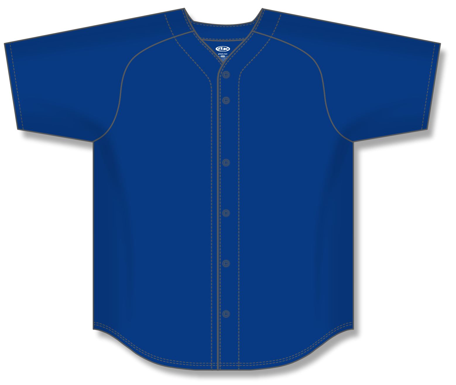 Full Button Baseball Jerseys BA5200-G01 12