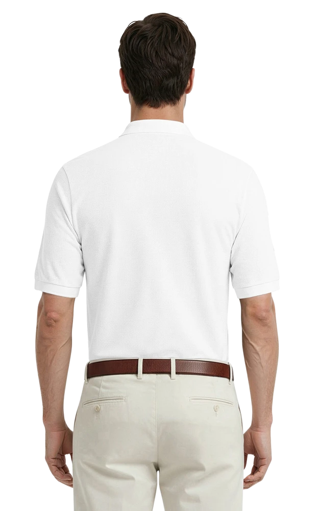 Adult Tonal Stripe Wicking Polo 10