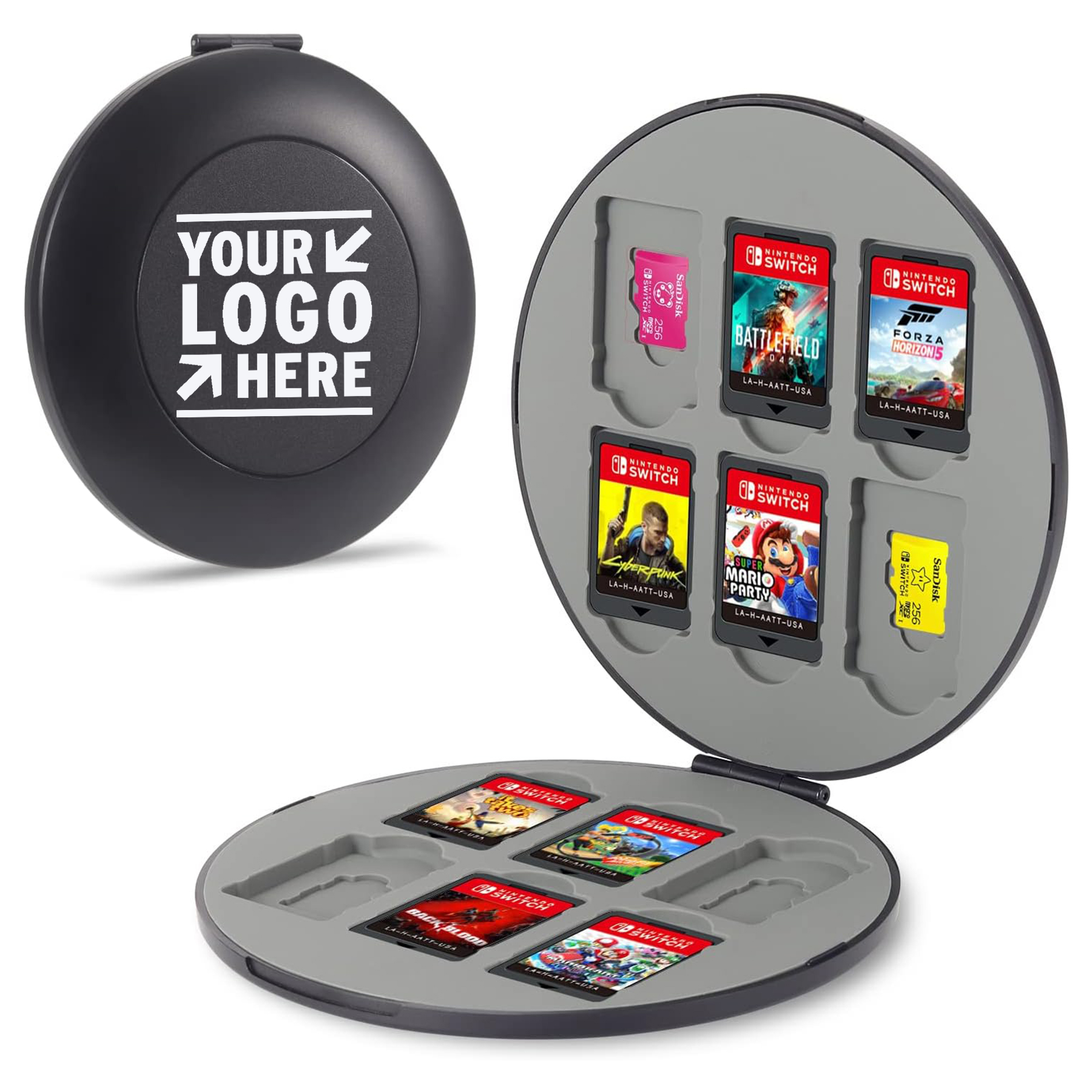 Portable Nintendo Switch OLED Game Holder Micro SD Memory Cards Storage Case      2