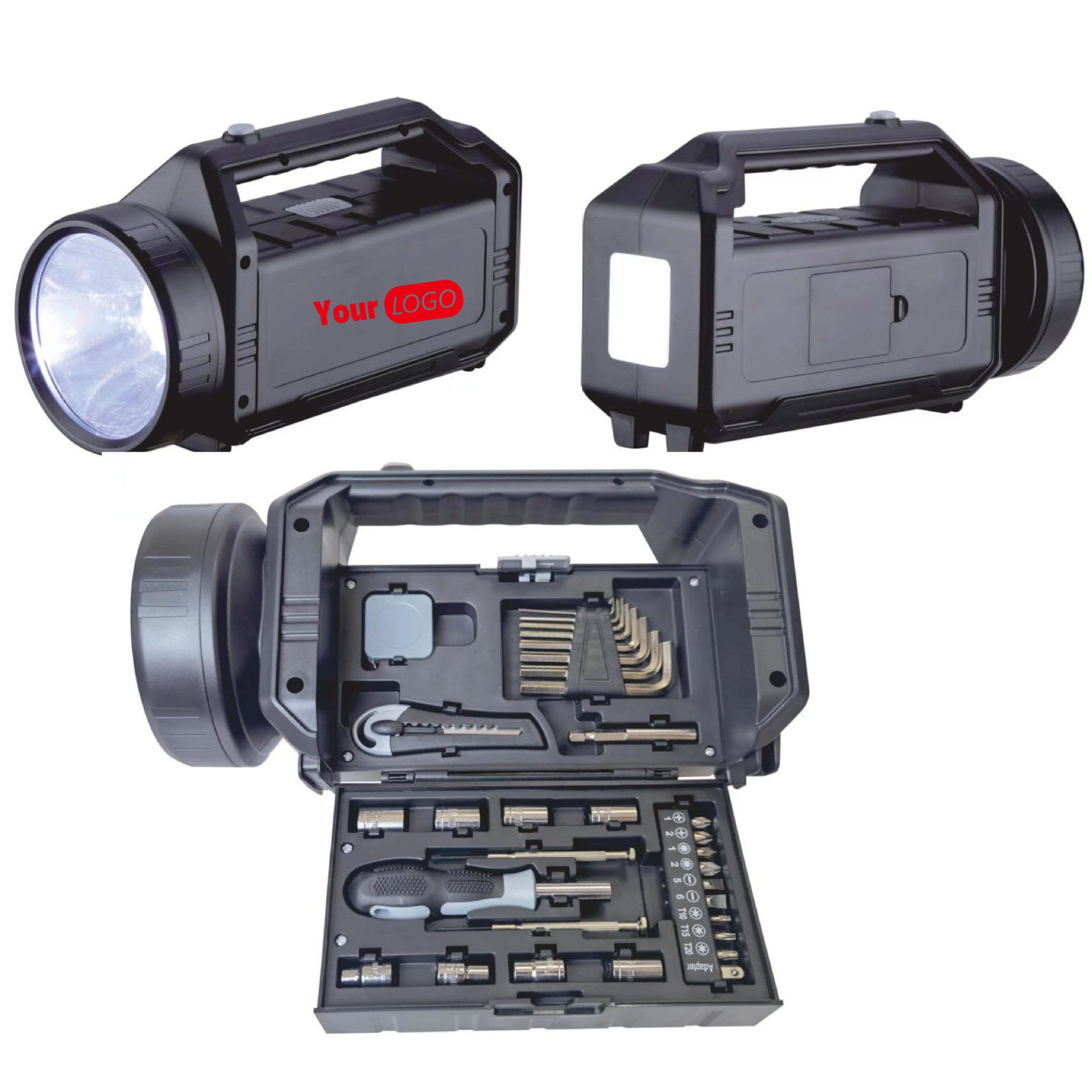 Multi-functional Flashlight and Tool Kit Set 1