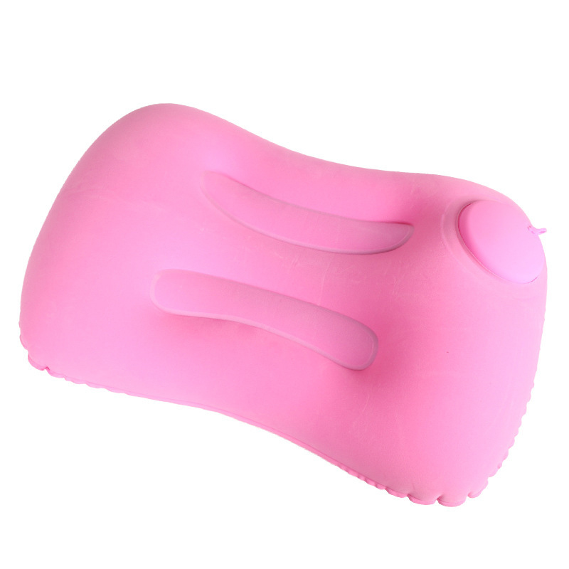 Flocked Inflatable Neck Pillow 2