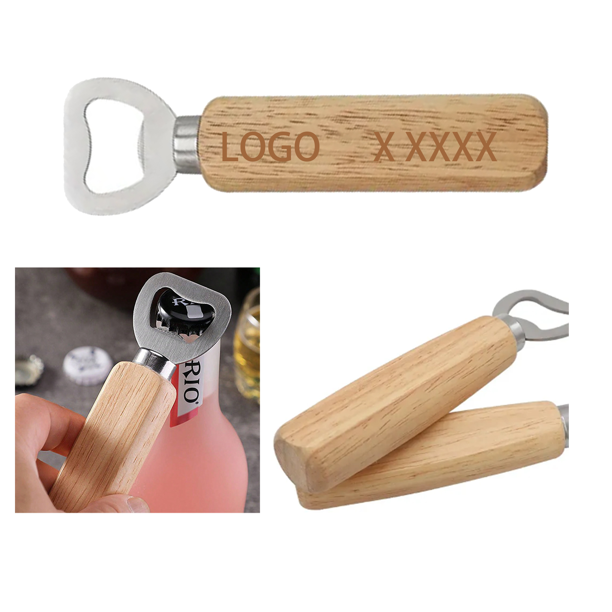 Classic Wooden Handle Bar Tool 2