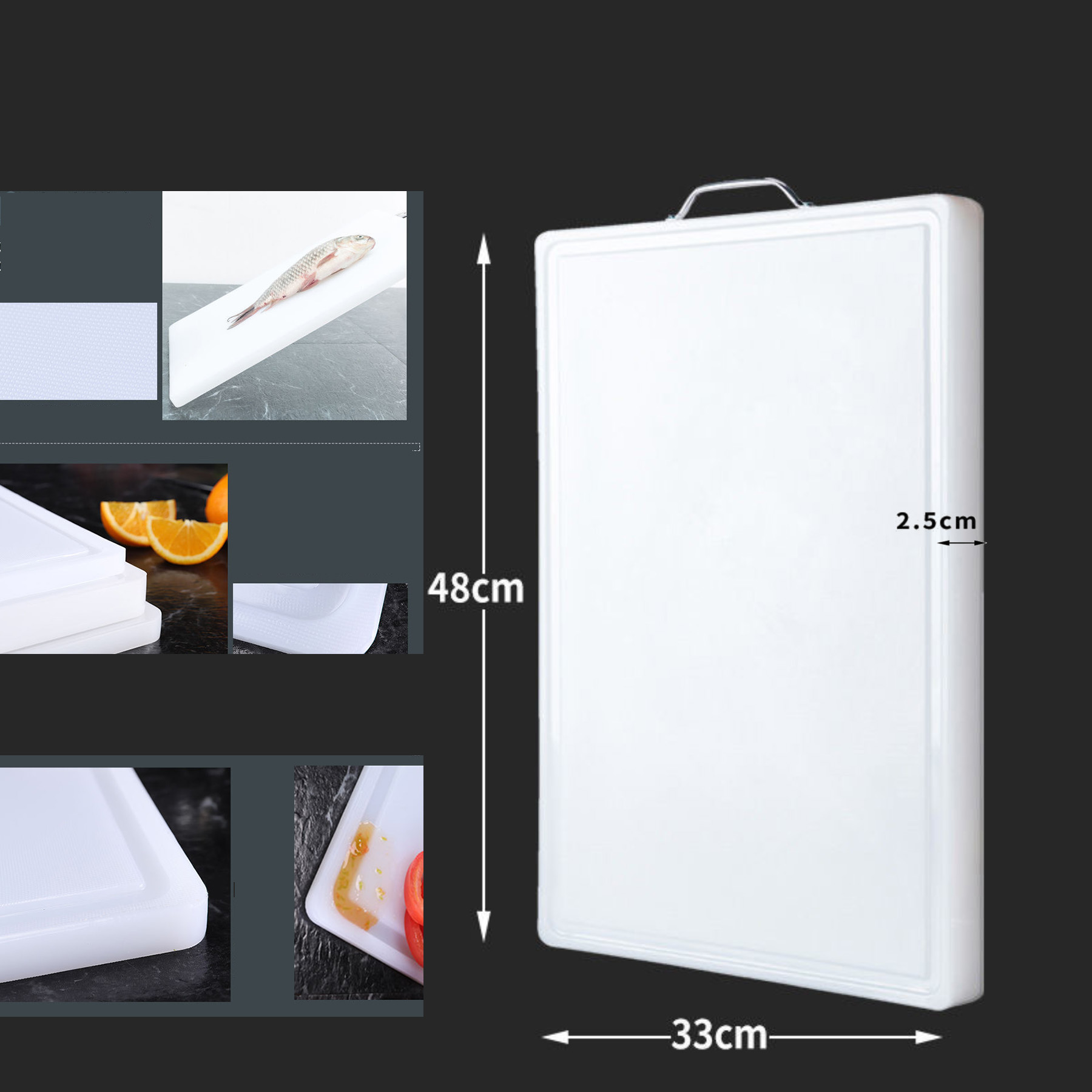 Lightweight Plastic Cutting Board 2