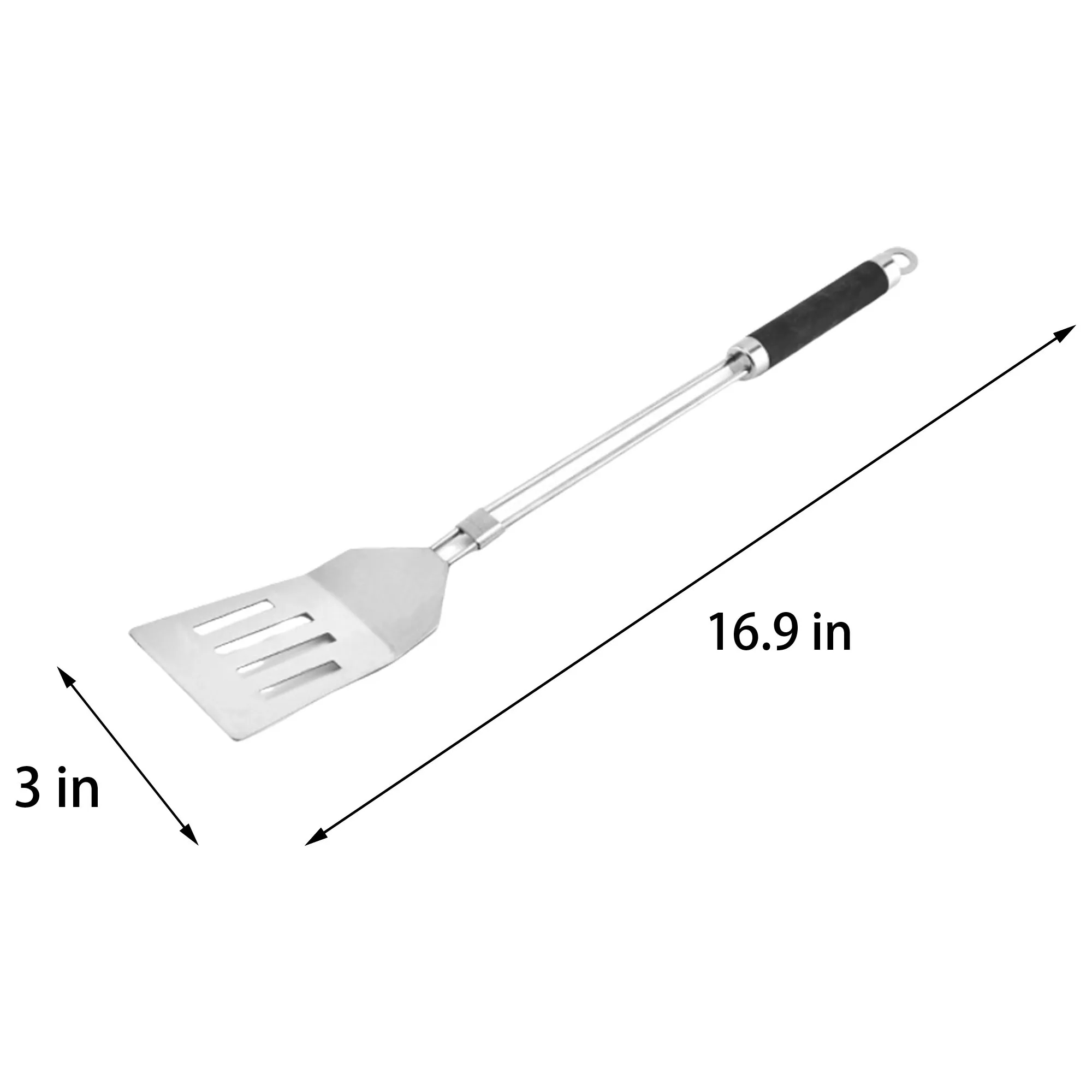 4-Piece BBQ Tool Set with Wrap Bag 2