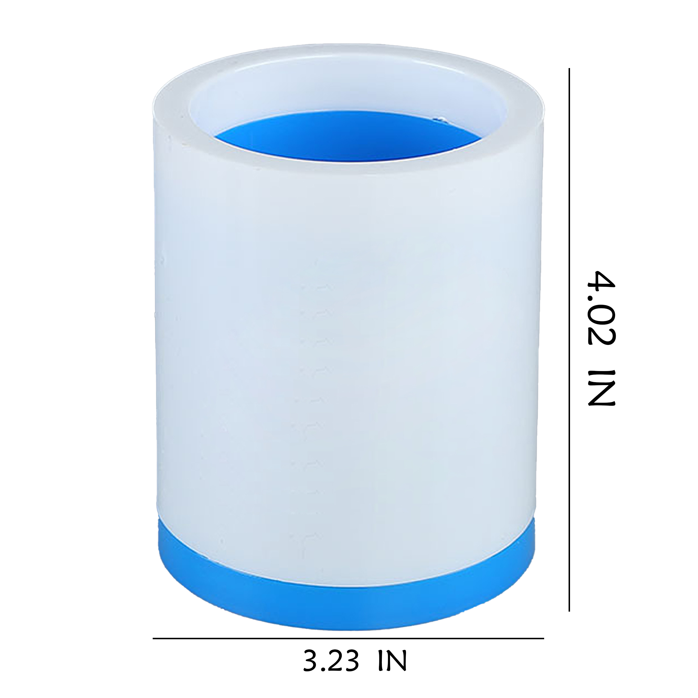 Plastic Customizable Circular Colored Pen Holder 8