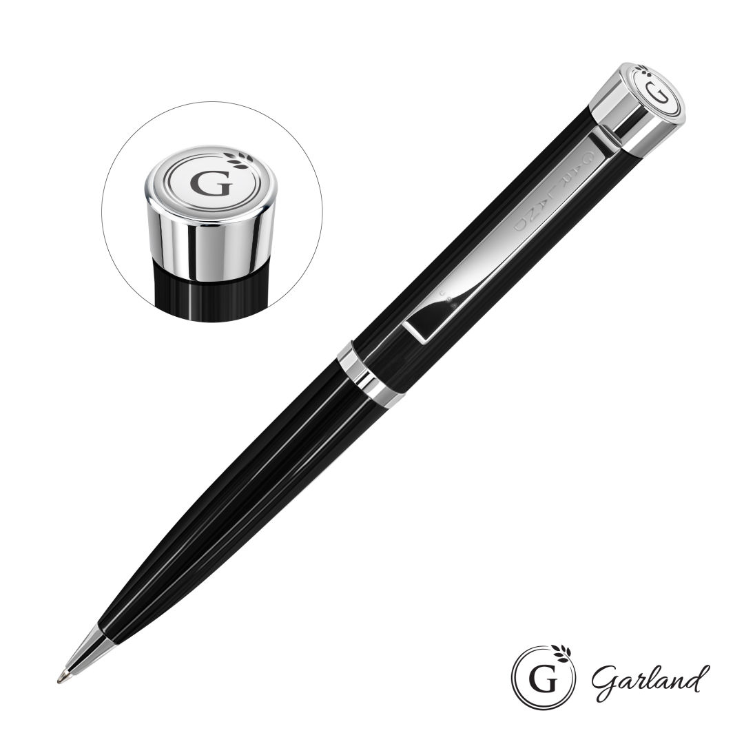 Garland® Executive Color Ballpoint Twist Pen - Chrome 5
