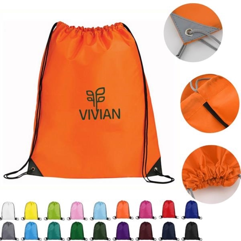 Polyester Drawstring Sport Backpacks 2