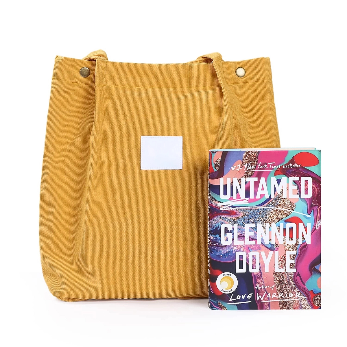Corduroy Totes Bag, custom tote bag with logo imprint 6
