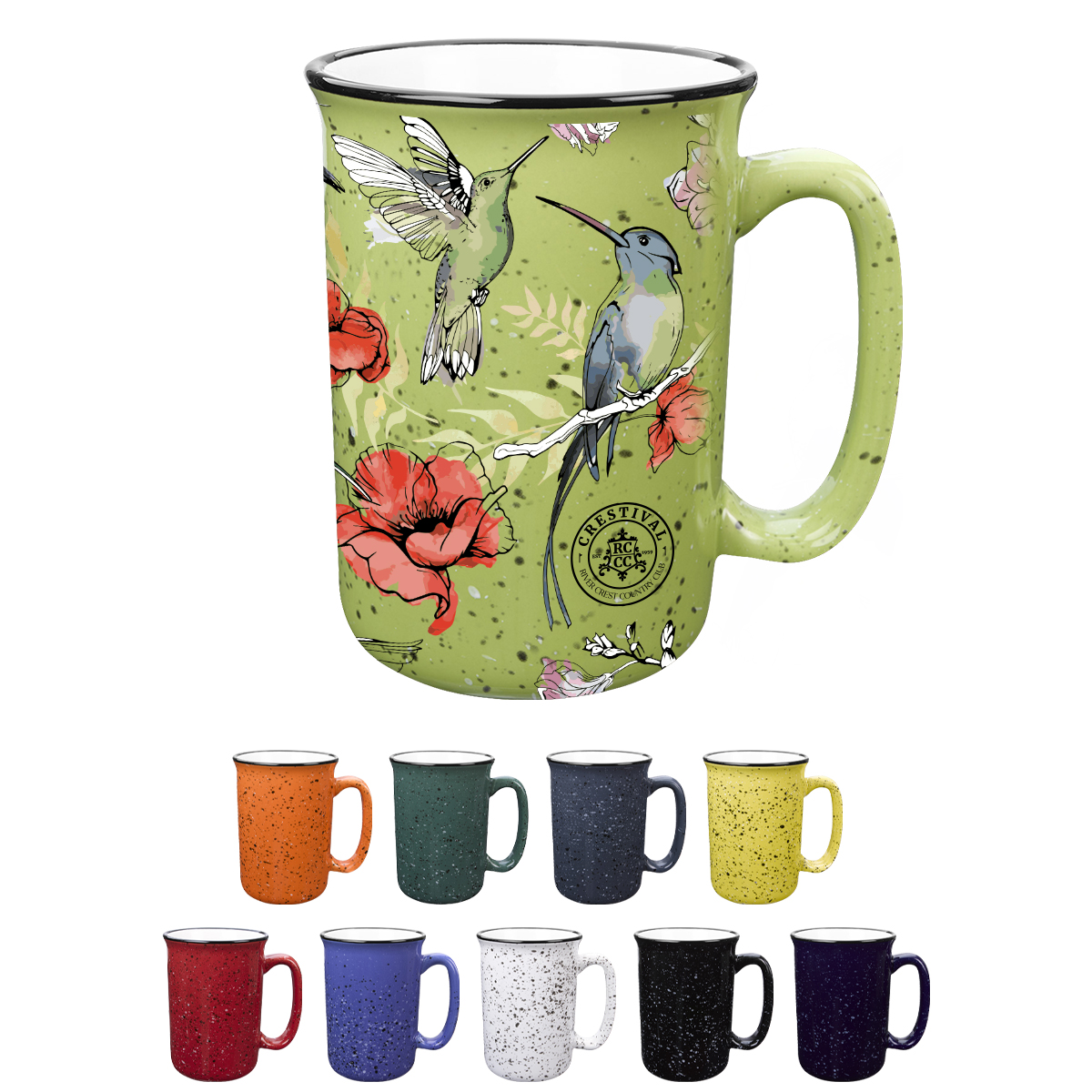 12 Oz. Full Color Tall Campfire Mug 9