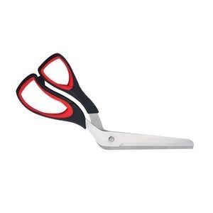 Red Ring 2 In 1 Pizza Scissors Cutter And Spatula With Ergonomic Handle 13