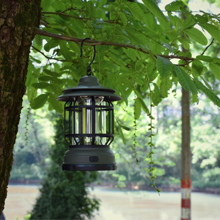 Retro Outdoor Camping & Picnic Lantern - Low/High Lightening 6