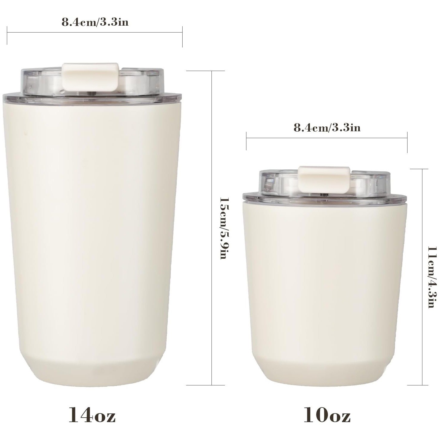 Vacuum Insulated Leakproof Travel Coffee Mug with Lid 3