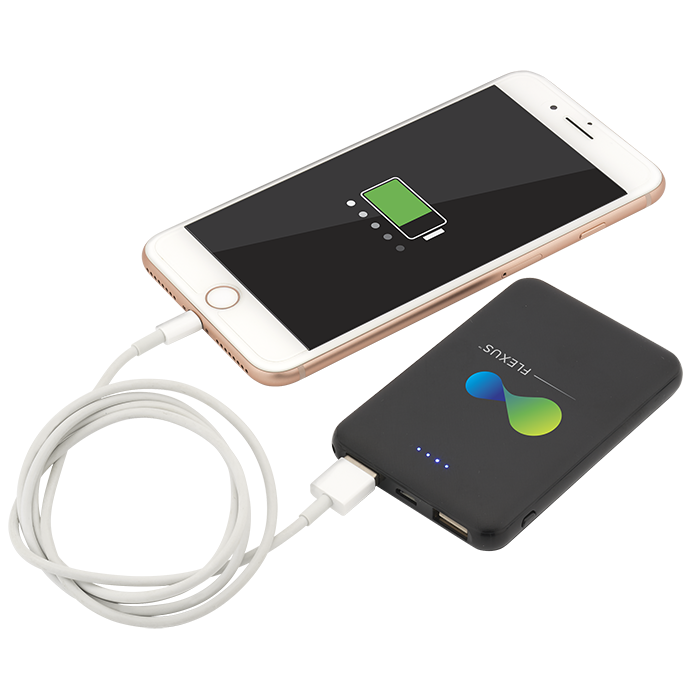 UL Certified Dual Port HD Power Bank – 5000 mAh 3