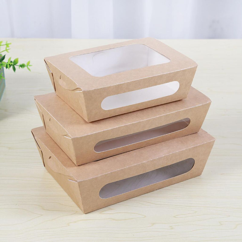 Leak Resistant Food Box, Oil-proof Paper Take Out Containers